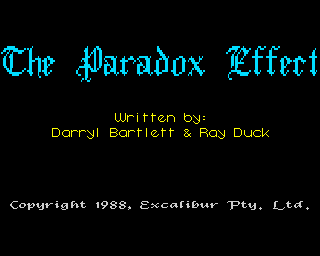 Paradox Effect II, The