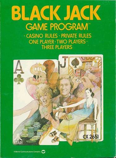 Blackjack (1977) (Atari)
