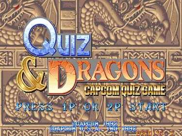 Quiz & Dragons (US 920701)