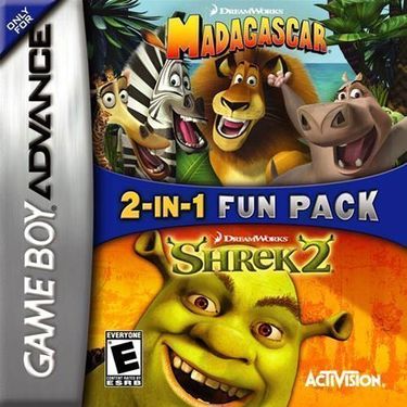 2 In 1 Madagascar & Shrek 2