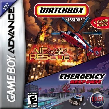 2 In 1 Matchbox Missions Emergency Response Air Land & Sea Rescue