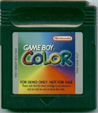 Gameboy Color Promotional Demo