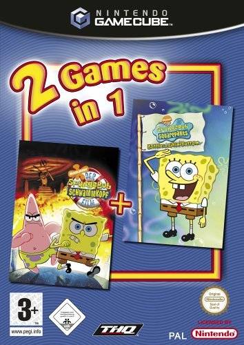 2 Games In 1 Nickelodeon SpongeBob Schwammkopf Der Film Nickelodeon SpongeBob Schwammkopf Schlacht Um Bikini Bottom Disc #1
