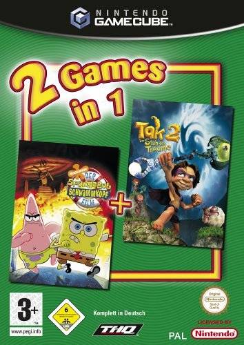 2 Games In 1 Nickelodeon SpongeBob Schwammkopf Der Film Nickelodeon Tak 2 Der Stab Der Traeume - Disc #1