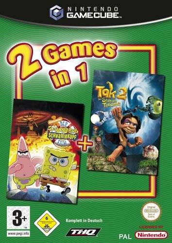 2 Games In 1 Nickelodeon SpongeBob Schwammkopf Der Film Nickelodeon Tak 2 Der Stab Der Traeume Disc #2