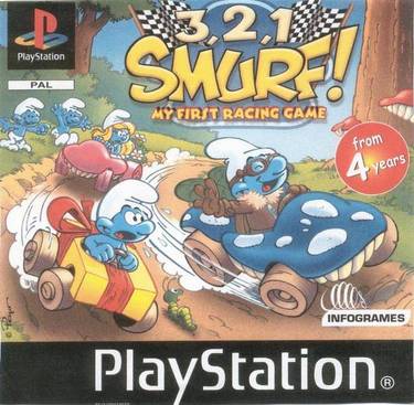 3 2 1 Smurf! My First Racing Game 