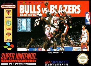 NBA Pro Basketball Bulls Vs. Blazers
