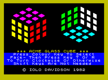 Acme Glass Cube 