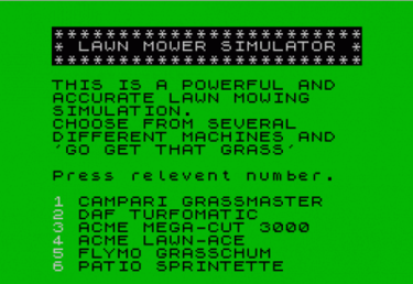 Advanced Lawnmower Simulator II 