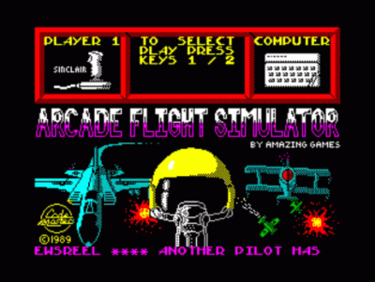 Arcade Flight Simulator (1989)(Codemasters)