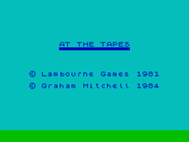 At The Tapes (1984)(Lambourne Games)(Side A)