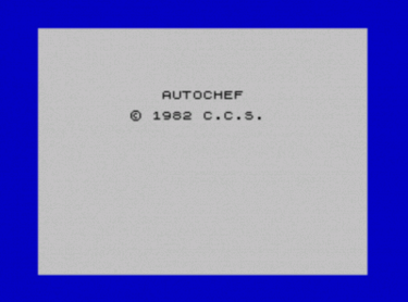 Autochef (1982)(CCS)