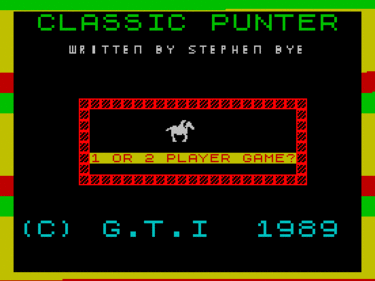 Classic Punter (1989)(GTI Software)