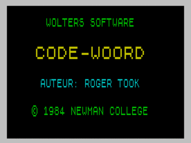 Code-Woord 