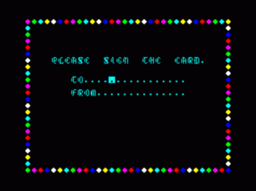 Computer Christmas Card (1985)(Virgin Games)