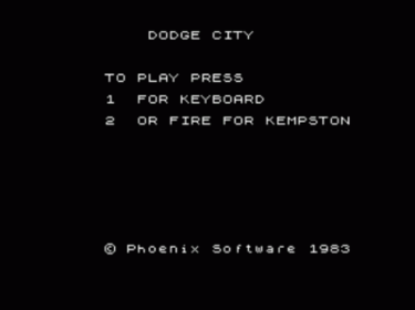 Dodge City - Action Game (1983)(Phoenix Software)