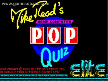 Mike Read's Pop Quiz 