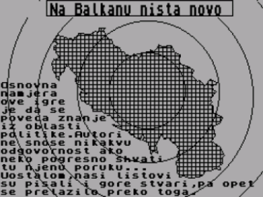 Na Balkanu Nista Novo 