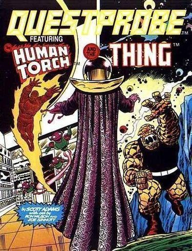 Questprobe 3 - The Human Torch And The Thing (1985)(Adventure International)