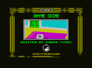 Rhyme Cryme (1996)(Adventure Probe Software)[128K][re-release]