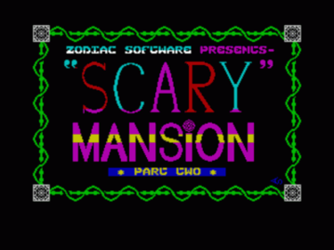 Scary Mansion (1987)(Delbert The Hamster Software)(Side B)[a][re-release]