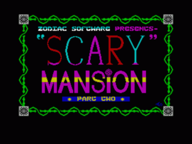 Scary Mansion (1987)(Zodiac Software)(Side A)